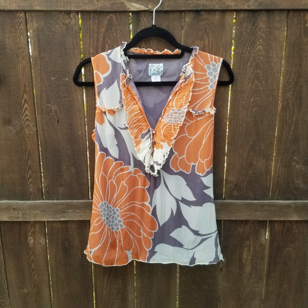Anthropologie Tabitha Silk shirt
